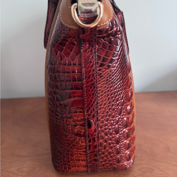 Brahmin Large Duxbury Satchel in Chino Medina New never used - Picture 4 of 9